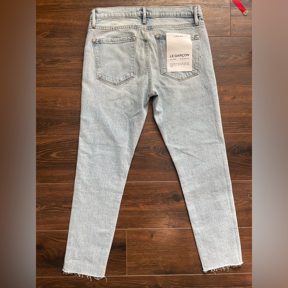FRAME Le Garçon hideaway denim NWT - Picture 8 of 8